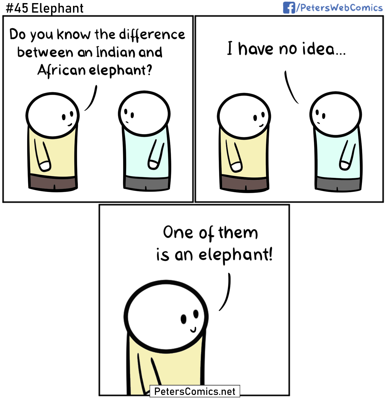punny elephant comic