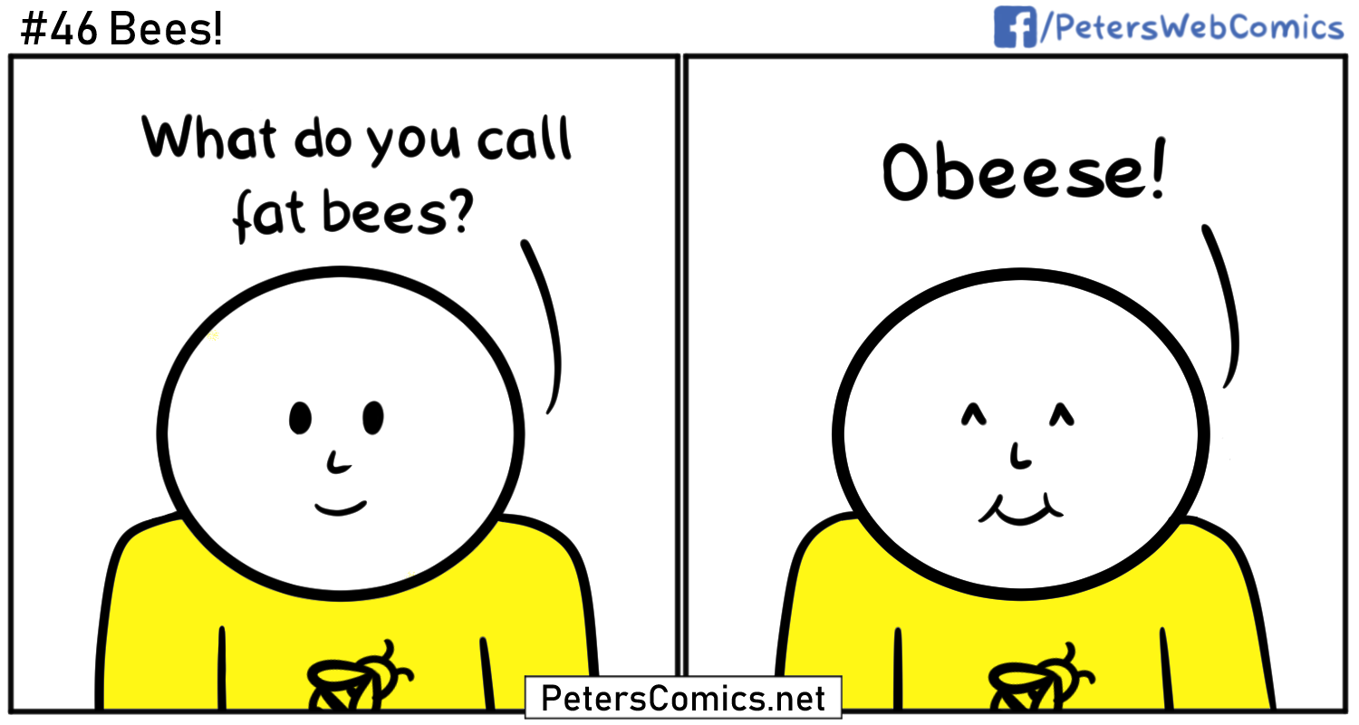 bees punny comic
