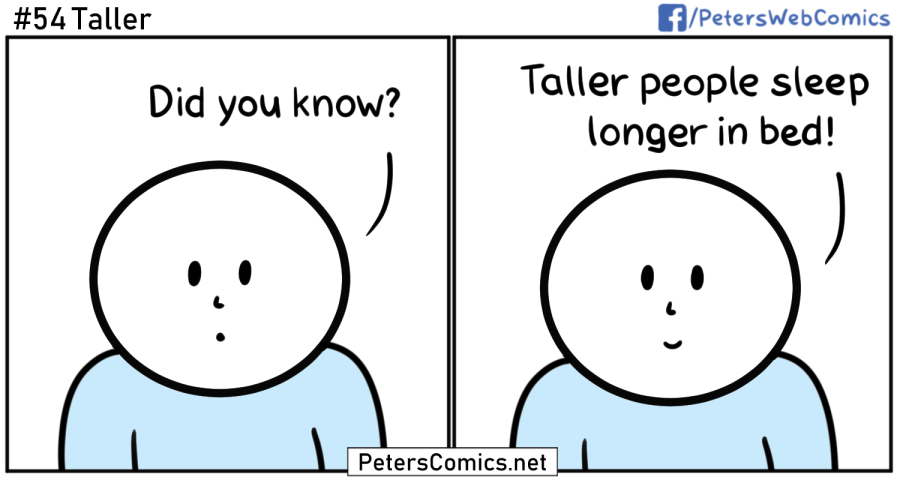 taller dad joke punny comic