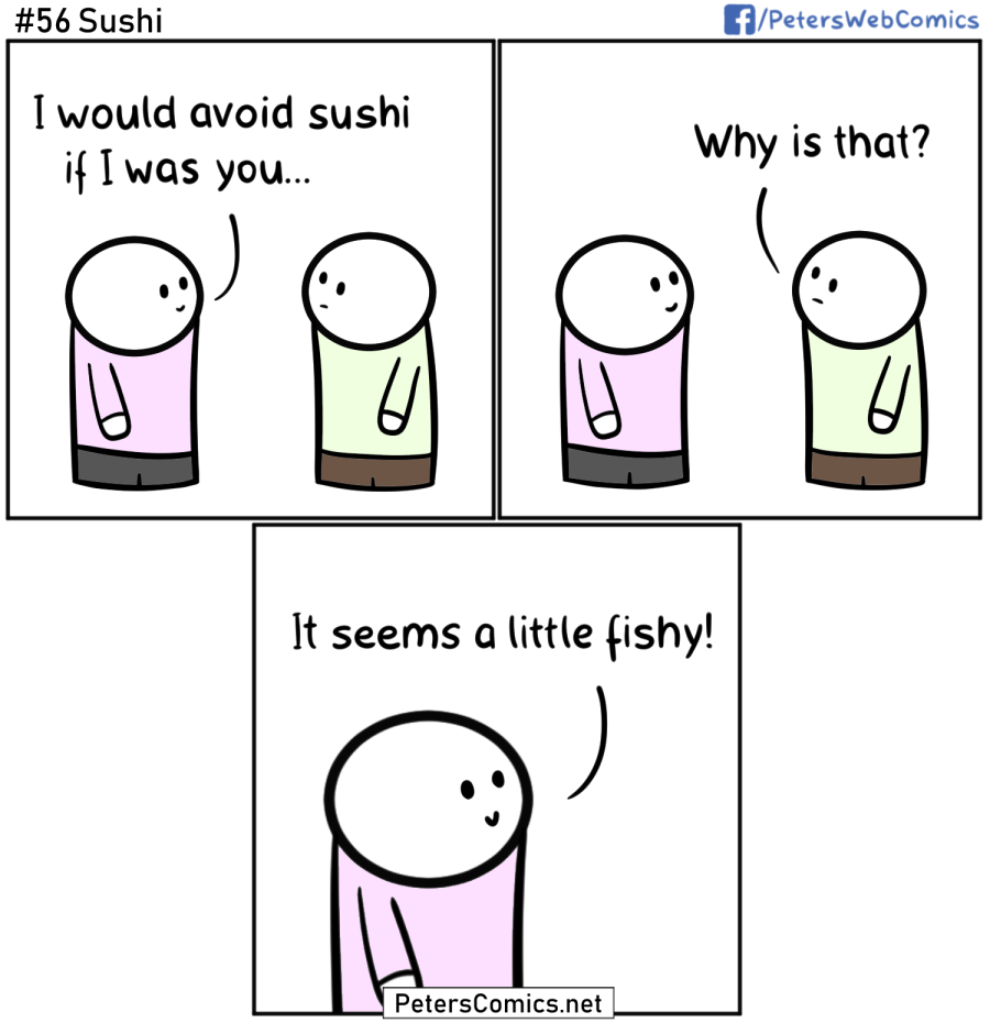 Sushi funny punny dad joke