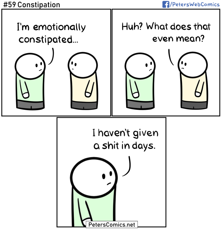 constipation funny punny comic