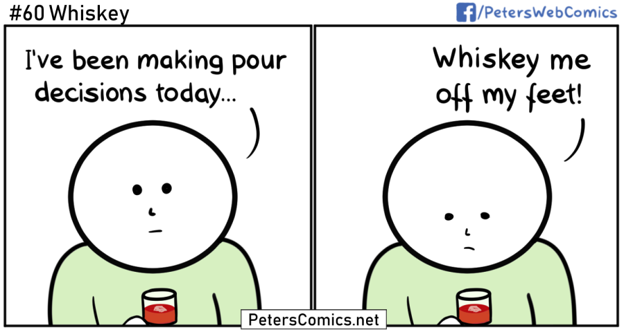 whiskey punny funny comic