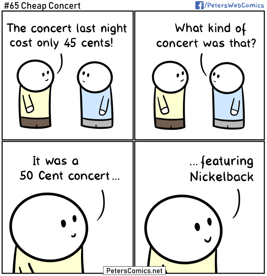 cheap concert punny funny comic